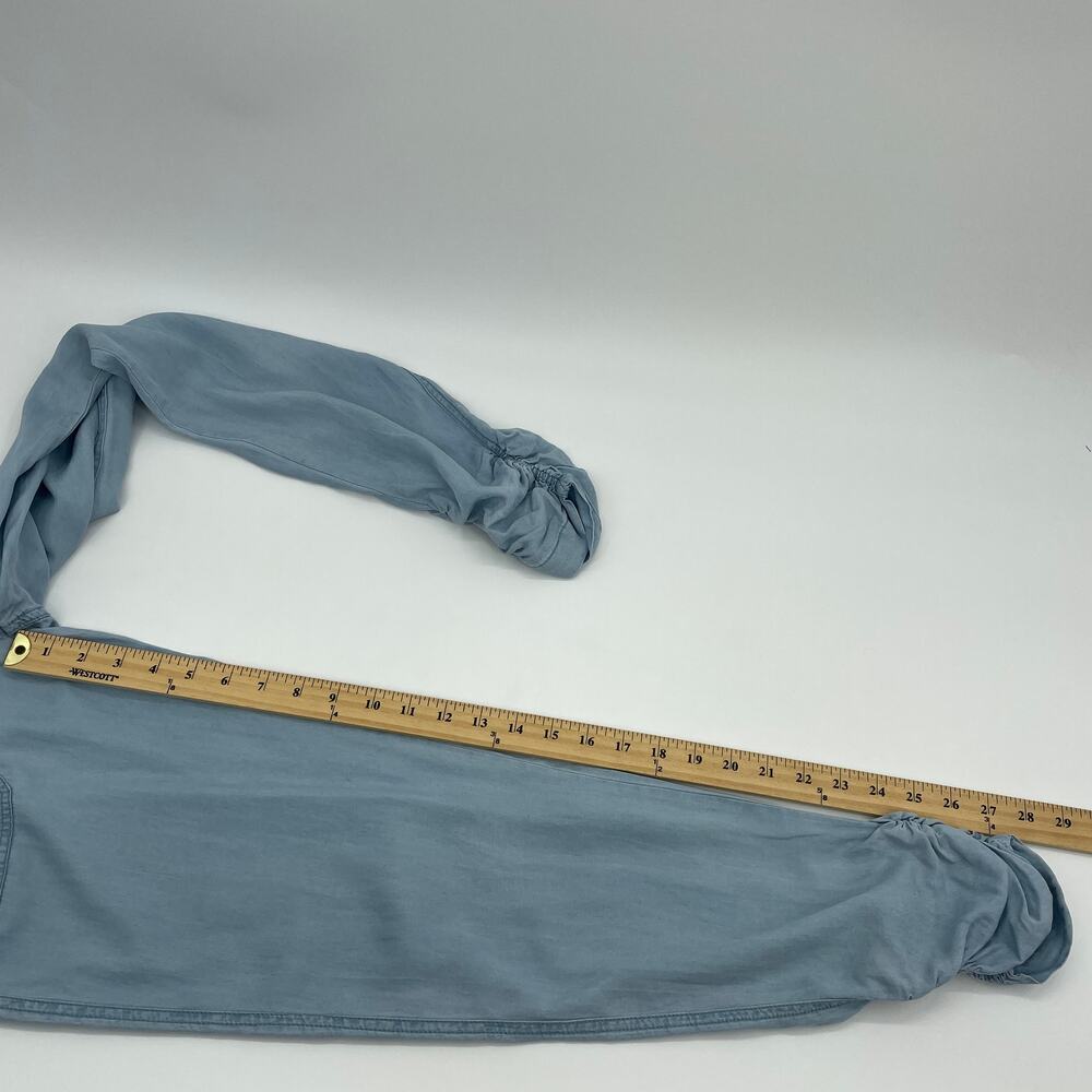New THREAD & SUPPLY Casual Pant Women's Size XS Chambray Ruched Jogger High Rise - Picture 10 of 10